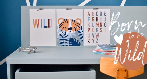 studio steef posters abc tijger wild sfeer