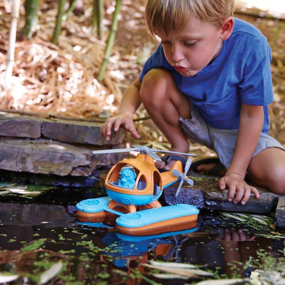 Green Toys seacopter orange