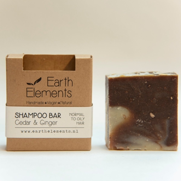 Earth Elements Shampoo Bar Cedar & Ginger