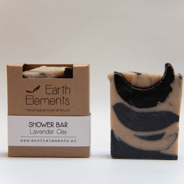 Earth Elements Shower Bar Lavender Clay