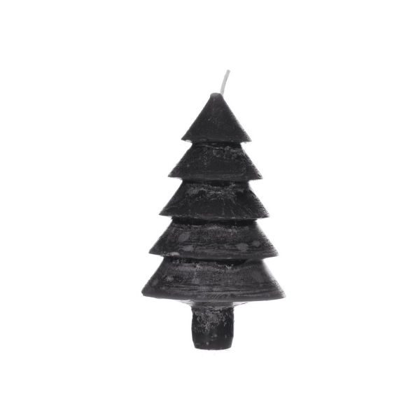 Kaars Kerstboom Zwart
