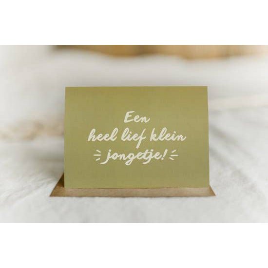 Kaart Een Heel Lief Klein Jongetje
